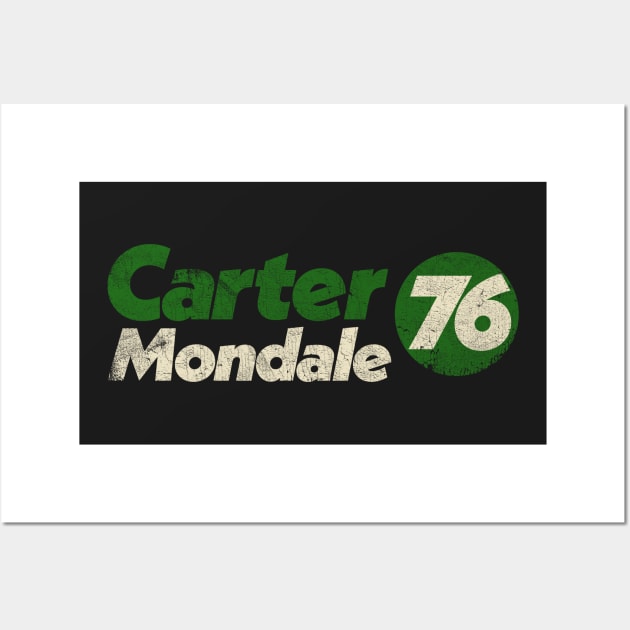 Carter Mondale / Original Retro US Election Design Wall Art by feck!